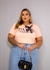 TSHIRT VISCOLYCRA PESSEGO COM LAÇO REMOVÍVEL - Espaço Plus