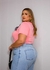 TSHIRT VISCOLYCRA ROSA COM LAÇO REMOVÍVEL - Espaço Plus