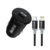 Carregador para Carro com 1 Saída Tipo C 20w e Cabo Tipo C para iPhone - Hrebos HS-353i