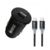 Carregador para Carro com 1 Saída Tipo C 20w e Cabo Tipo C - Hrebos HS-353C