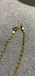 Cadena caracol de 0.3 cm ancho enchapada en oro 18kl - comprar online