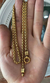 Cadena espiga Versace 0.4 cm ancho enchapada en oro 18kl