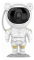Astronauta Proyector Galaxia Estrellas Lampara Luz Estructura Light Pantalla Remote Control