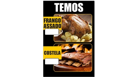 Banner Costela e frango assado
