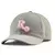 Boné dad hat cinza/ rosa
