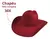 Chapéu Country Jeito De Cowboy Feltro De Lã Bordo Original na internet