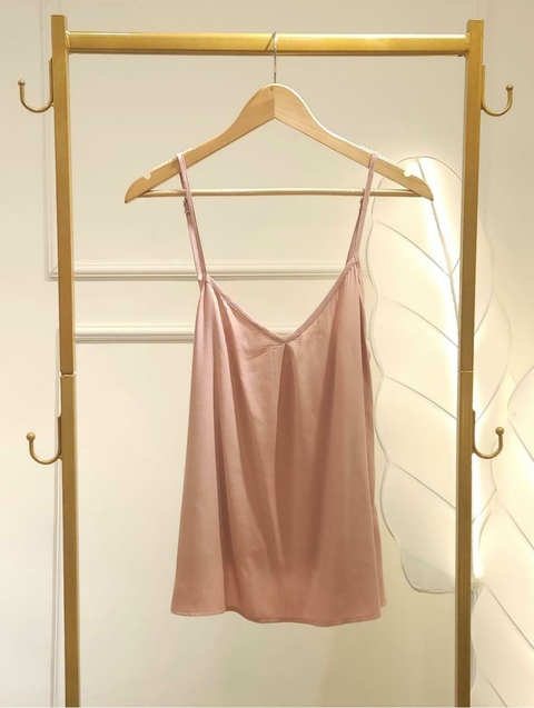 REGATA PLUS SIZE BÁSICA EM VISCOSE - ROSÉ - comprar online