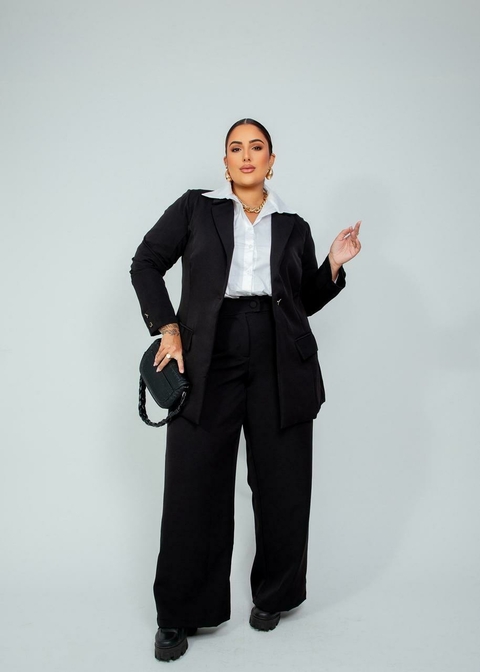 Calça de Alfaiataria Feminina- Preta - comprar online