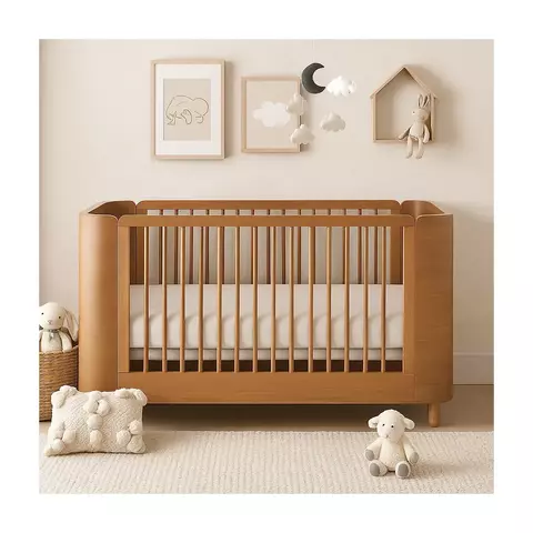 BERÇO PÉ DE MEIA MADEIRA C/ GRADE MADEIRA - SLEEPER MÓVEIS - comprar online