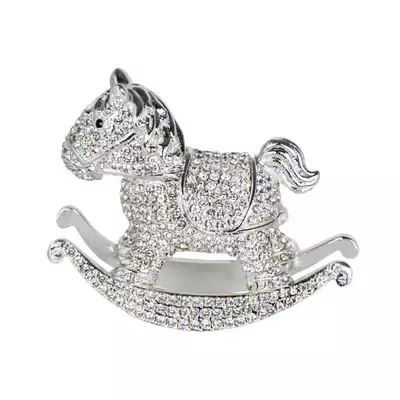 PORTA DENTE E CACHO CAVALO DE BALANCO COM STRASS - comprar online