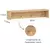 Prateleira MDF Carvalho Malva com Pendurador - comprar online