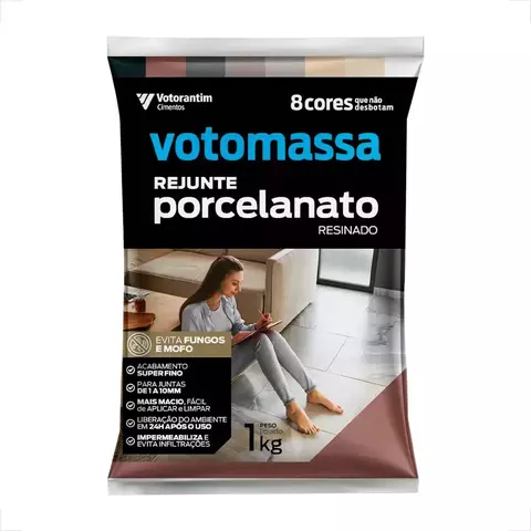 Rejunte Porcelanato Resinado Votorantim 1Kg