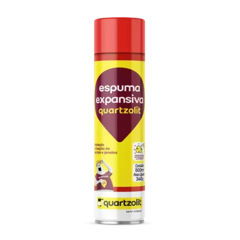 Spray Espuma Expansiva 500ml Quartzolit