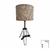 Velador Hierro edex c/ pantalla