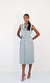 VESTIDO TWEED PREMIUM AZUL - Louback Couture