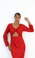 VESTIDO PAETE RED RECORTE
