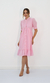 VESTIDO TRICOLINE ROSA - loja online