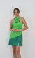 VESTIDO CAROL BICOLOR VERDE - comprar online