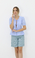 BLUSA 100% ALGODAO AZUL - comprar online