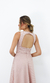 VESTIDO LONGO TWEED ROSA - Louback Couture