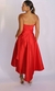 vestido tafeta vermelho - comprar online