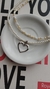 Collar perlas Heart