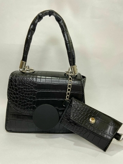 CARTERA FULL NEGRA CON MONEDERO