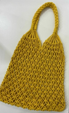 BOLSO PLAYERO TEJIDO