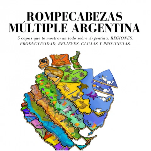 Rompecabezas capas Argentina