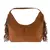 Bolso texano de gamuza con flecos 00384700