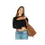 Bolso texano de gamuza con flecos 00384700