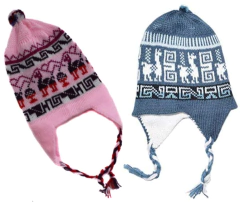 GORRO CHULOS DE LANA DE ALPACA X10U - comprar online