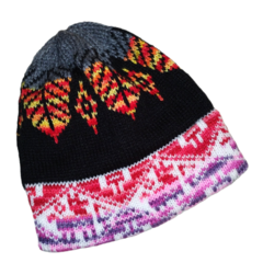 GORRO HOJITA DE LANA DE ALPACA X10U UNISEX - tienda online