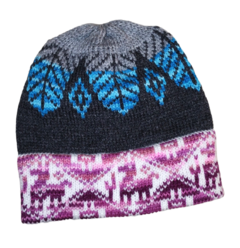 GORRO HOJITA DE LANA DE ALPACA X10U UNISEX - tienda online