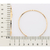 Bracelete liso banhado a ouro 18k (55213100) - comprar online