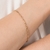 Pulseira banhada a ouro 18k (55216600) na internet
