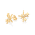 Brinco brilhos banhado a ouro 18k com zircônia (52726206) - comprar online