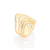 Anel banhado a ouro 18k vazado (51083100)