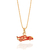 Pingente carro Relâmpago Mcqueen banhado a ouro 18k com aplicação de resina (54281914) - comprar online