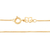 Cordão banhado a ouro 18k fio veneziana (53131200) - comprar online