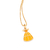 Pingente vestido Bela banhado a ouro 18k com aplicação de resina (54282201) - comprar online