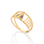 Anel Nossa Senhora Aparecida banhado a ouro 18k com zircônias (51351472) - comprar online