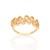 Anel skinny corações banhado a ouro 18k com zircônias (51346506) - comprar online