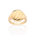 Anel skinny ondulado banhado a ouro 18k (51347500) - comprar online