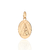 Pingente medalha Nossa Senhora de Nazaré banhado ouro 18k (54287193)