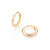 Brinco argola banhado a ouro 18k (52716300) - comprar online