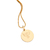 Medalha anjo personalizável banhada a ouro 18k (54281600) - comprar online