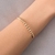 Bracelete formado por meia esferas banhado a ouro 18k (55209700) na internet