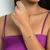 Pulseira abençoada com corações banhada a ouro 18k (55205600) - Estilo Dixe | Semijoias Rommanel