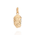 Pingente face de cristo banhado a ouro 18k (54284600)